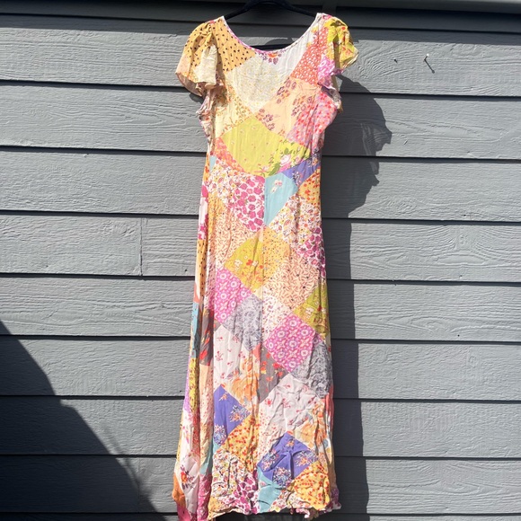 Free People Dixie Maxi Patchwork Dress - Picture 4 of 6